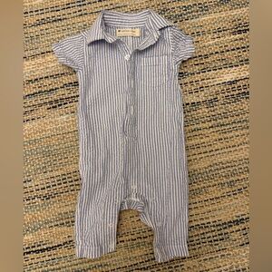 Monica + Andy Oxford Romper size 3-6 months like new